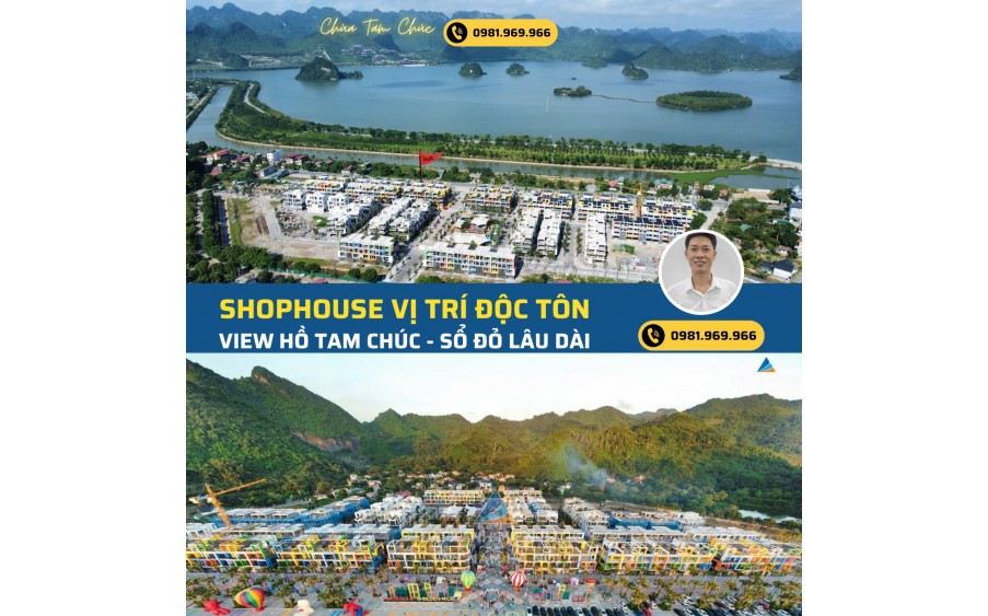 Mở bán biệt thự, shophouse Flamingo Golden Hill Hà Nam cạnh khu du lịch Tam Chúc, nơi đón hàng triệu lượt khách du lịch mỗi năm.